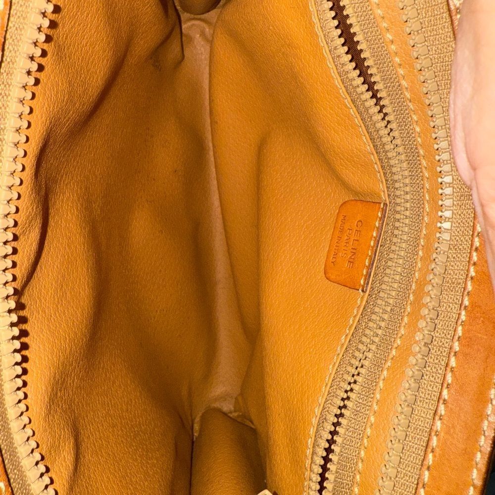 Celine Brown Leather wristlet - Picture 5 of 9